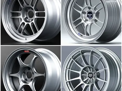 Enkei Racing Wheels Package