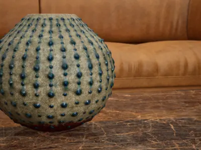 Decoration pot 03 Low-poly 3D model