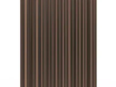 Cornice Classic Curtain 04 Gold Low-poly 3D model
