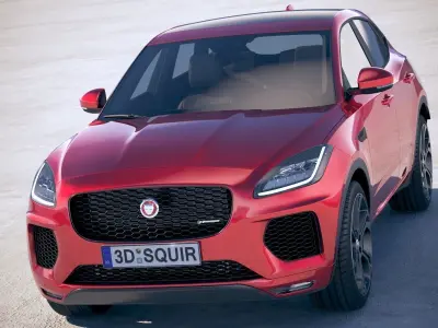 Jaguar E-Pace R-Dynamic 2018 3D model