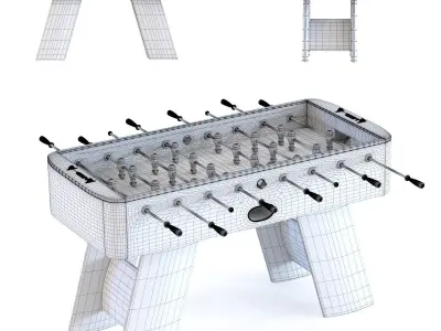 Soccer Table Style 3D model