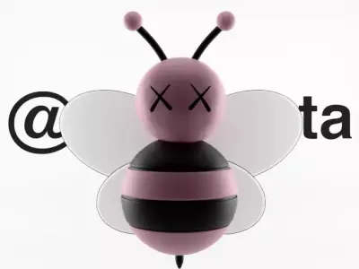 Kaws Dior Bee x Dior Bee 2 Textured 3D model