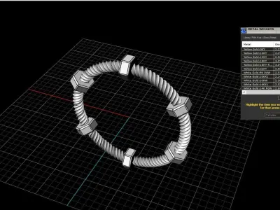 screw ring size 16 model 652 3D print model