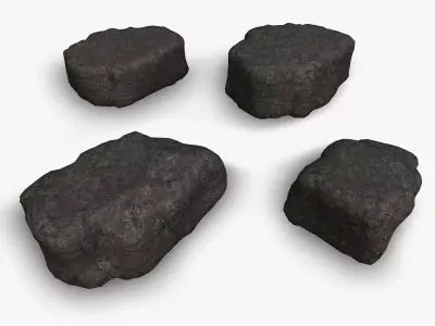 Cave Platform 3 - Base Free low-poly 3D model