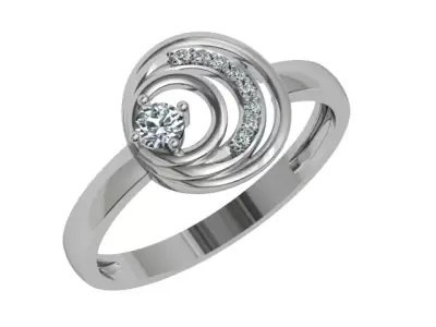 Gold ring earrings set Free 3D print model purchase