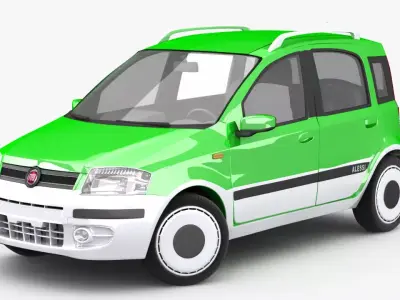 Fiat Panda Alessi 3 D 3D model