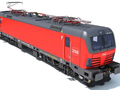 Siemens Vectron Danish Railways DSB 3D model
