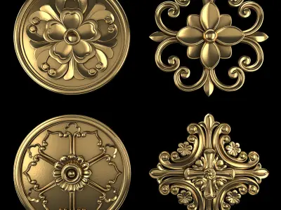 Rosettes 17 3D model