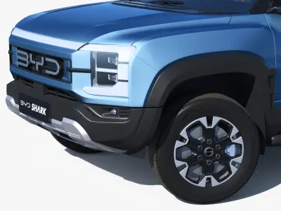 2024 BYD SHARK 6 DMO  3D model