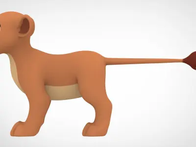 Kula Cub Low-poly 3D model