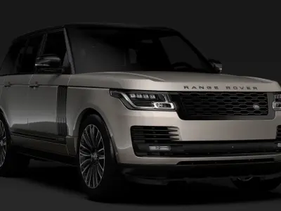 Range Rover Autobiography Hybrid L405 2018 3D model