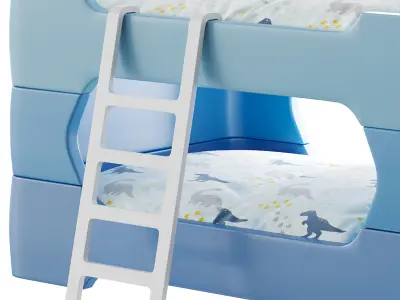 Bunky bunk bed 3D model