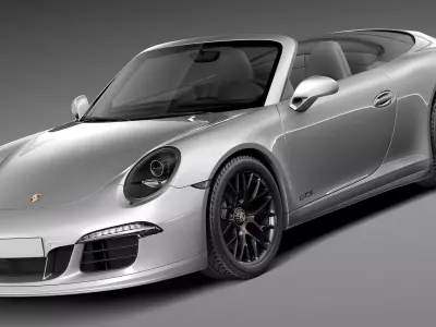 Porsche 911 Carrera GTS Cabrio 2016 3D model