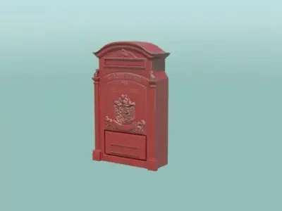 Mailbox post box Free 3D model