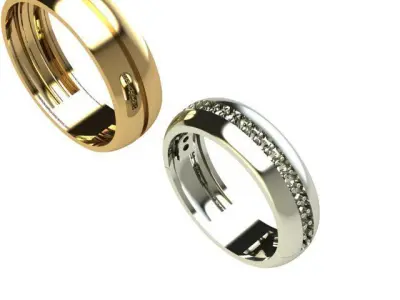 Set ring  3D print model