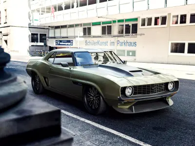 Chevrolet Camaro Valkyrja by Ringbrothers 1969 3D model