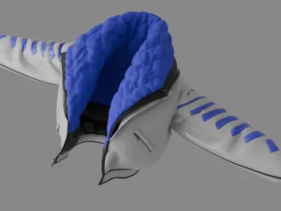 Racing Jacket with Japanese Symbol GLB FBX OBJ mtl 3D Model Low-poly 3D model