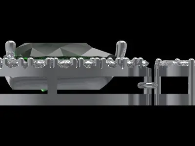 Teardrop Earrings 3D print model