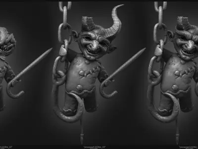 poSSessed cookie V2 - 3Dprint 3D print model