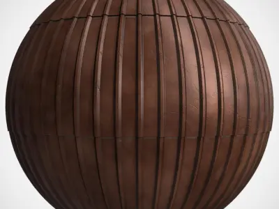 Roof Tile Materials 32- By 3 color Pbr By Sbsar 4k Texture