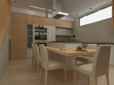 sous sol villa 3D model
