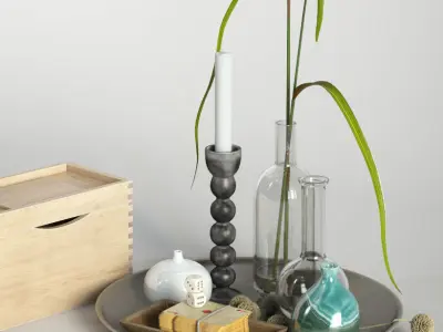 Decor for coffee table 3D model