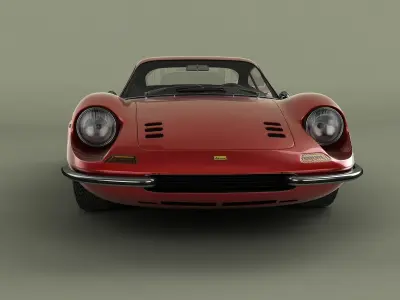 Dino Ferrari 206 GT 3D model
