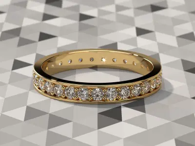 Slim Ring 3D print model