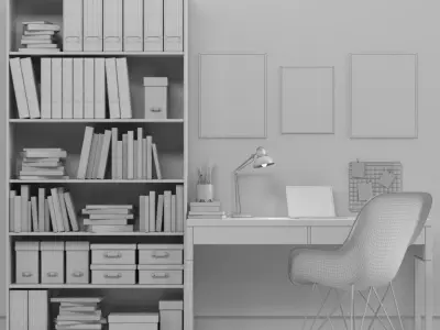 Office furniture 24 3D model