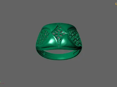 Plain Ring Women Ready STL 3DM Models Womens Rings 3D models 3D print model 77
