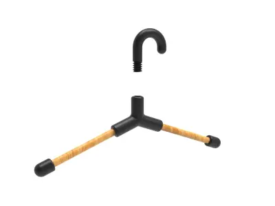 CLOTHES HANGER - 3D PRINTED Free 3D print model
