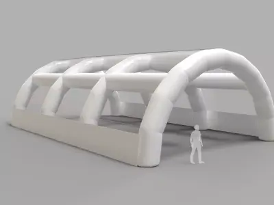 Inflatable Tent - Exhibition Hall 3D model