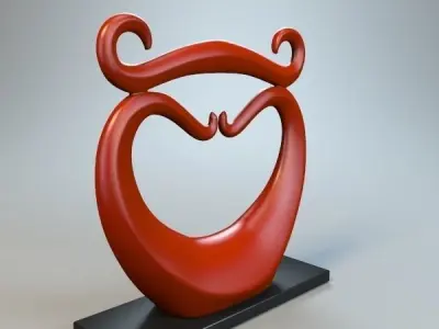 Abstract Figure m08 P 3D print model