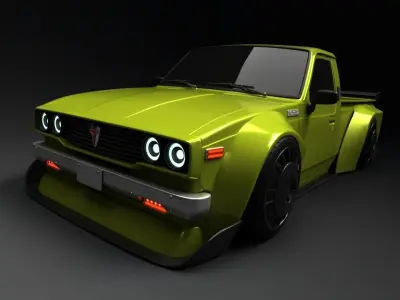 Toyota Hillux WideBody Concept 3D model
