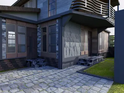 Small House Free low-poly 3D model purchase