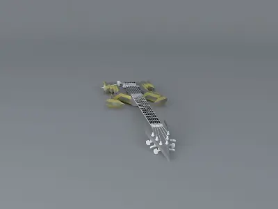 The Shocker guitar Free 3D model