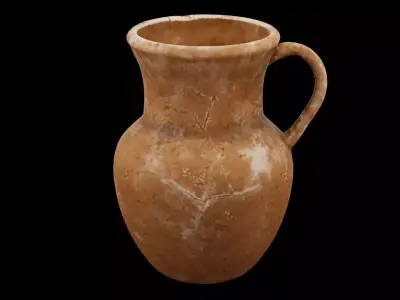 Watering Pot Low-poly 3D model