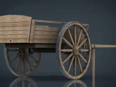 FARM CART 3D model