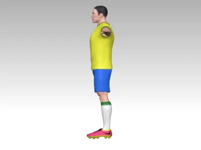 Football player 3D model purchase