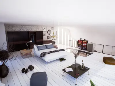 Scene 01 Archinteriors for UE vol 2 3D model