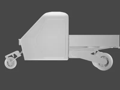 Delivery Truck From Stray Game Untextured Free 3D model