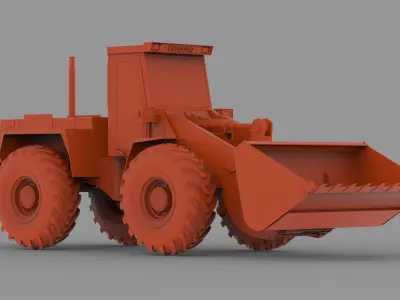 Hanomag 55D 3D print model