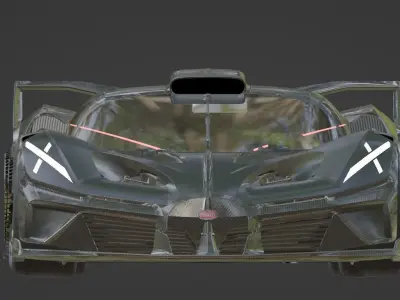 bugatti bolide 3D model