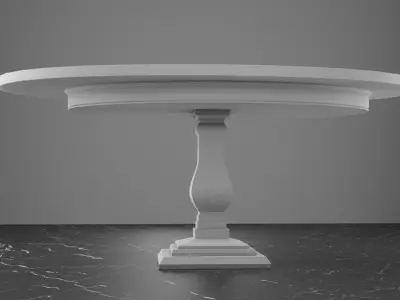 Dining Table 3D model buy