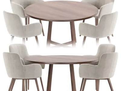 Dining set 22 3D model