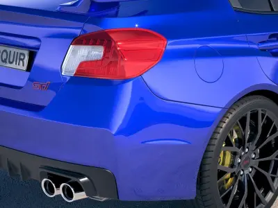 Subaru WRX STI 2018 3D model