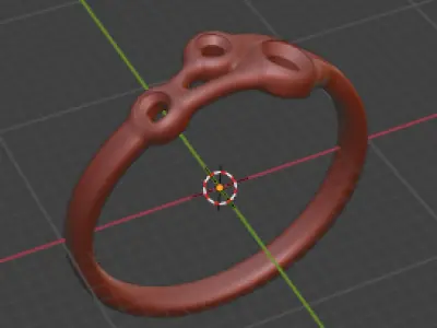 Celestial Drops Ring - 3D print ready 3D print model 3D print model