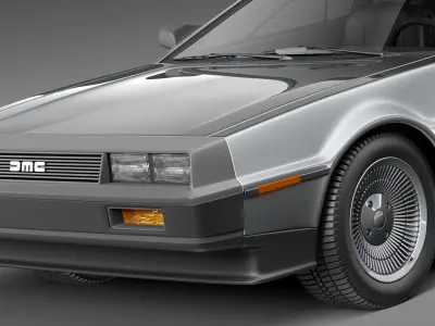 DeLorean DMC-12 3D model