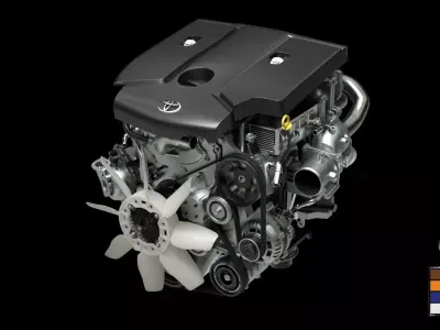 Toyoda Engine 3D model