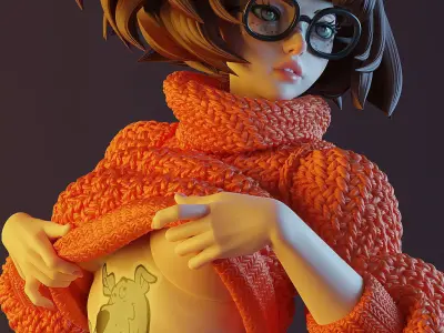  Velma Scooby Doo 3D print model